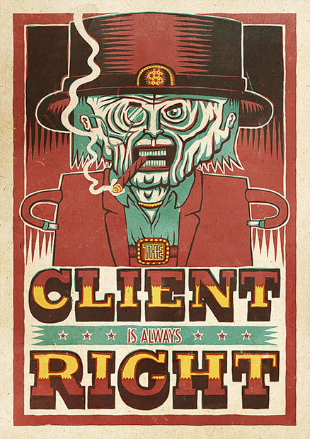 the client is always right